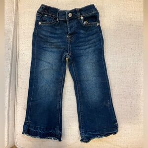 Toddler Girls 7 for all Mankind Bell Bottom Jeans size 24 months